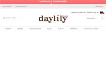 Tablet Screenshot of daylilyparis.com